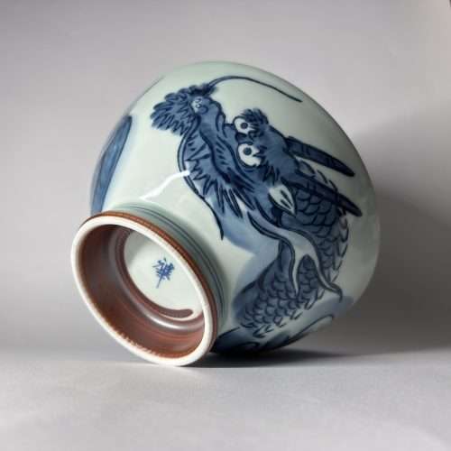 Ceramic Bowl - Blue Dragon